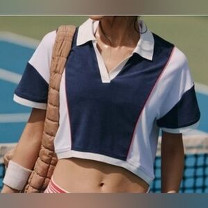 Free People Movement Hall Of Fame Polo Top